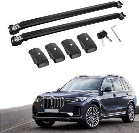 MotorFansClub Roof Rack Cross Bars Fit for Compatible with BMW X7 G07 2019 2020 Crossbars Luggage Rack Top Cargo Rack