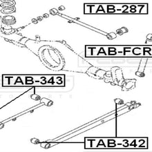 FEBEST TAB-342 Arm Bushing for Lateral Control Arm
