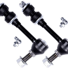 TUPARTS 2-Piece Front Sway Bar End Link Suspension Replacement fit 2006-2008 Dodge Ram 1500 2006-2009 Dodge Ram 2500 2006-2009 Dodge Ram 3500 Part