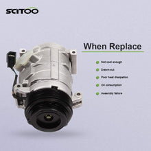 SCITOO AC Compressor Compatible with 2007-2012 for GMC Arcadia for Buick Enclave CO 21625C