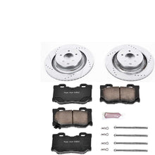 Power Stop K4732 Rear Brake Kit with Drilled/Slotted Brake Rotors and Z23 Evolution Ceramic Brake Pads