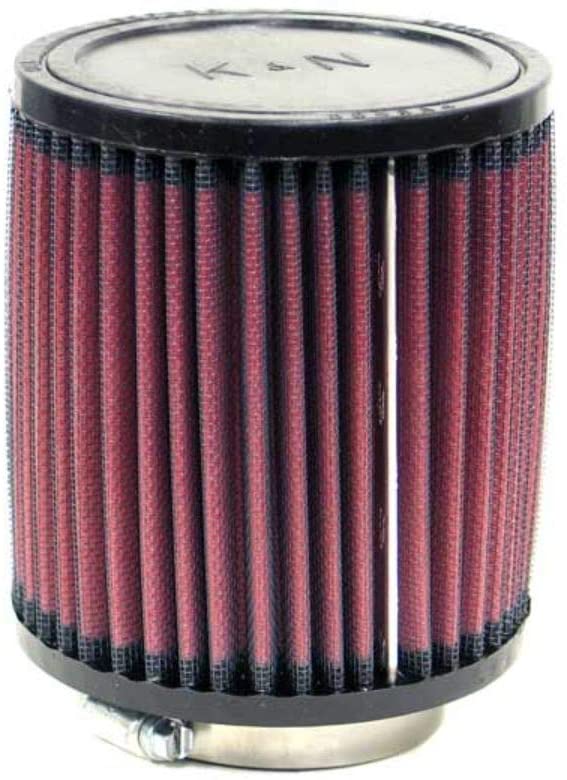 K&N Universal Clamp-On Air Filter: High Performance, Premium, Washable, Replacement Engine Filter: Flange Diameter: 2.5625 In, Filter Height: 5 In, Flange Length: 0.75 In, Shape: Round, RA-0610