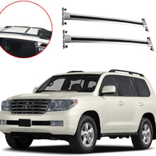 ROKEXUS Roof Rack Crossbars fits 2008-2020 Toyota Land Cruiser FJ200 LC200 Aluminum Roof Rail Cross Bars Silver