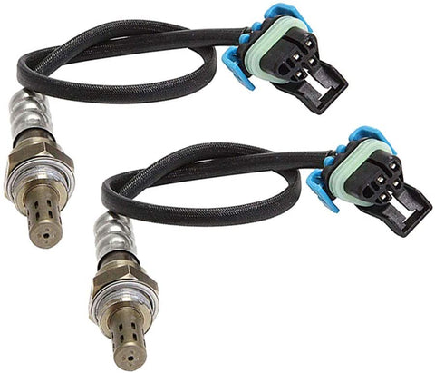 Oxygen Sensor 15282 Downstream for Buick Verano Cadillac ATS Chevy Express 1500 2500 3500 Upstream for Escalade Camaro Corvette Silverado Savana GMC Sierra 2PCS