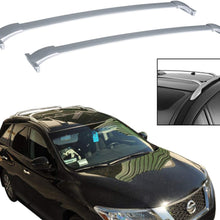 JDMSPEED New Pair Silver Aluminum Roof Rack Top Cross Bar Rail Replacement for Nissan Pathfinder 2013-2019