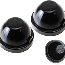 iJDMTOY (2) 85mm Rubber Housing Seal Caps For Headlight Install Xenon Headlight Kit, LED Headlights Bulbs, Aftermarket Headlamp Retrofit, etc