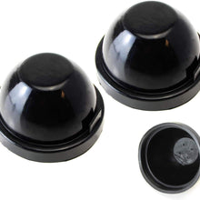 iJDMTOY (2) 95mm Rubber Housing Seal Caps Compatible With Headlight Install Xenon Headlight Kit, Aftermarket Headlamp or Retrofit