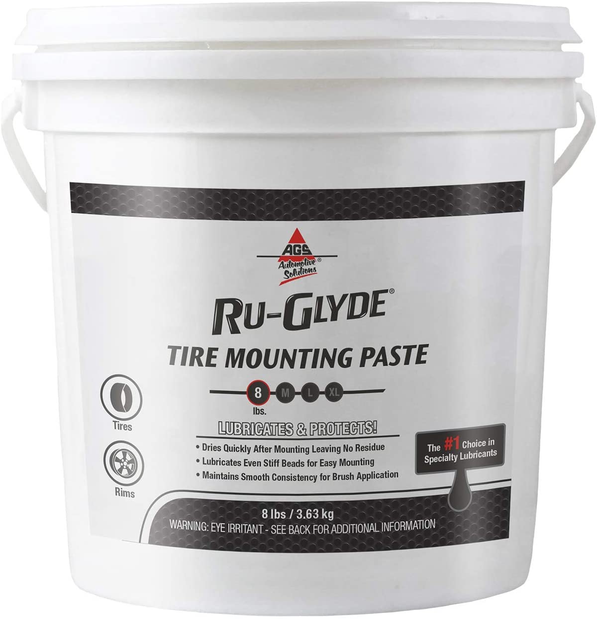 Ru-Glyde Tire Mounting Paste, Pail, 8 lb