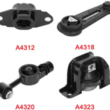 OCPTY Engine Mount kit Compatible with 2007-2012 issan Versa 2009-2014 issan Cube1.8L