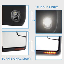 ECCPP Pair Driver Passenger Side View Mirror Replacement fit for Ford F-150 2004-2014 Power Heated Chrome Puddle Signal Light