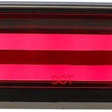 Third 3rd Brake High Mount Stop LED Light For Ford Super Duty/Ranger/Mazda B-Series YC3Z13A613BA, CC3Z13A613B (Chrome Housing Smoked Lens)