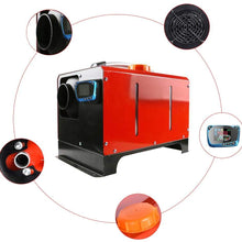 5KW 24V Car Truck Fuel Heater Parking Fuel Air Heater for Car Interior Thawing Car Start Car Glass Fog Defrosting Red