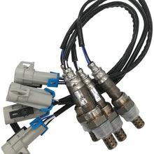 JESBEN 4pcs Oxygen Sensor Upstream Sensor 1 Downstream Sensor 2 Fit For CTS Escalade 6.2L 2009-2013 Silverado 1500 Sierra 1500 5.3L Tahoe Yukon 5.3L 2003-2005 234-4668