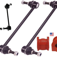 Suspension Dudes 6PC Front/Rear Stabilizer Bar Links + Front Bushings FITS 2003-2008 Honda Pilot / 2003-2006 Acura MDX