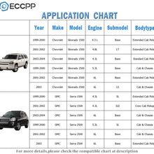 ECCPP Fuel Pump for: Chevy S10 Blazer & GMC S15 Jimmy 98-03, GMC Envoy 98-00, Oldsmobile Bravada 99-01 [4 DOOR MODELS] E3992M 323-01213