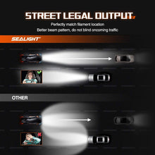 SEALIGHT X3 H11/H9 LED Headlight Bulbs, Low Beam/Fog Lights, CSP LED Chips, 10,000 Lumens 6500K Cool White with Fan