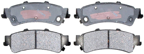 ACDelco 14D792CH Advantage Ceramic Rear Disc Brake Pad Set with Hardware