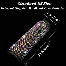 Bling Auto Gear Shift Cover, MTGOCHA Universal Car Shift Gear Cover Crystal Rhinestone Auto Shift Knob Cover Protector Bling Accessories for Women Girls - Gear Shift Cover