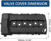 X AUTOHAUX 03H103429D Car Engine Valve Cover for Audi Q7 3.6L 2007-2010 for Volkswagen Touareg 3.6L 2007-2017