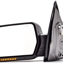 DEDC Left Driver Side Power Heated with Front Turn Signal Light Towing Mirrors for 2004-2006 Ford F150 Series