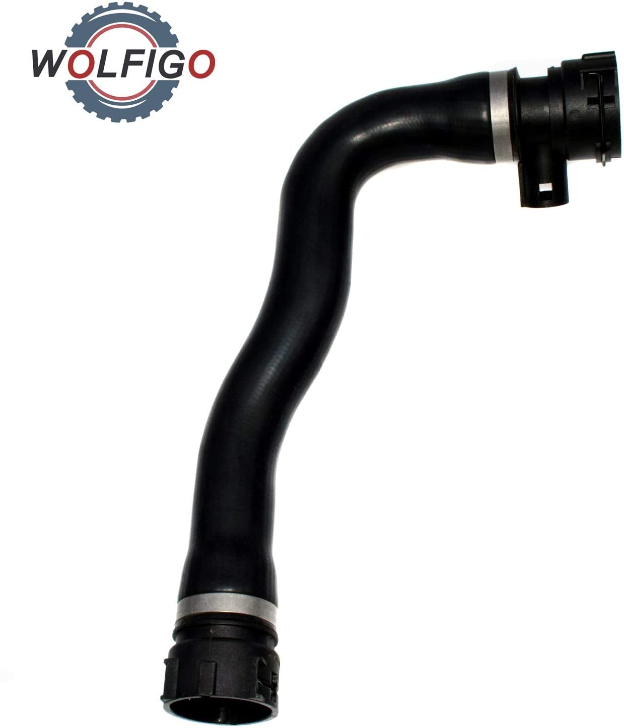 WOLFIGO Lower Radiator Coolant Hose Pipe For BMW E63 E64 E65 750i 750Li 545i 645Ci 745i 745Li 17127508011 CHR0009P V200878