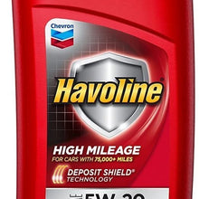 HAVOLINE High Mileage Motor Oil 5W 20, 1 QT.