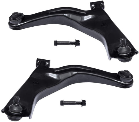 TUCAREST 2Pcs K80397 K80398 Left Right Front Lower Control Arm and Ball Joint Assembly Compatible With 2001 02 03 2004 Mazda Tribute 01-03 Ford Escape [To 12/21/2003] Driver Passenger Side Suspension