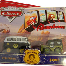 Disney CARS Mini Adventures Radiator Springs 2-Pack Fillmore & MP Sarge