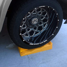 VaygWay Leveling Ramp Car RV – Camper Trailer Leveler Wheel Chock – Stabilizing Uneven Ground and Parking – 2 Pk Yellow Auto Blocks
