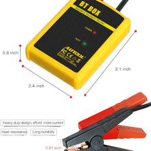 AUTOOL Wireless Bluetooth Car Tester Automotive Battery Regular Flooded,Auto Cranking and Charging Diagnostic Analyzer Cover All 12V Vehicles,Boat for Android & iOS System