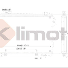 Klimoto Radiator | fits Mazda B2600 1989-1993 2.6L L4 | KLI1424