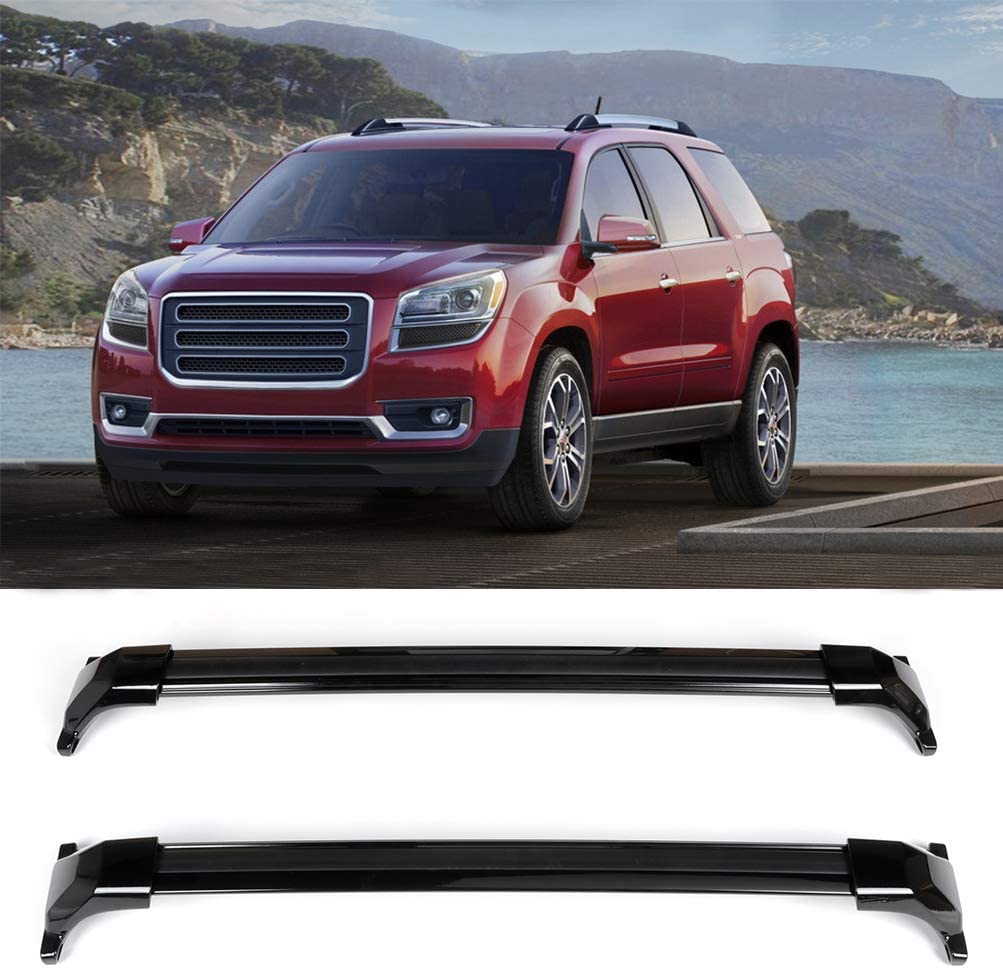 OCPTY Cross Bars Roof Rack Fit For GMC Acadia 2017-2019 Luggage Racks Rooftop Cargo Carrier Bag Luggage Kayak Canoe Bike Snowboard Skiboard