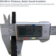 Abahub 394mil 16 sqft Car Hood Insulation Pad Auto Door Dampener Sound Deadener Deadening Mat