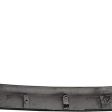 Front Bumper Trim Compatible with 2017-2018 Nissan Rogue Black CAPA Center