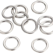 Transmission Drain Plug Gasket Engine Oil Crush Washer Seal Rings Replacement for 4Runner Sequoia Tacoma Tundra Lexus GS450H, IS F, IS250/350, LS430, LS460, Replaces# 35178-30010, M12, Pack of 10pcs