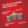 Sixity Front Sintered Brake Pads 2005 for Polaris Phoenix 200 Set Full Kit