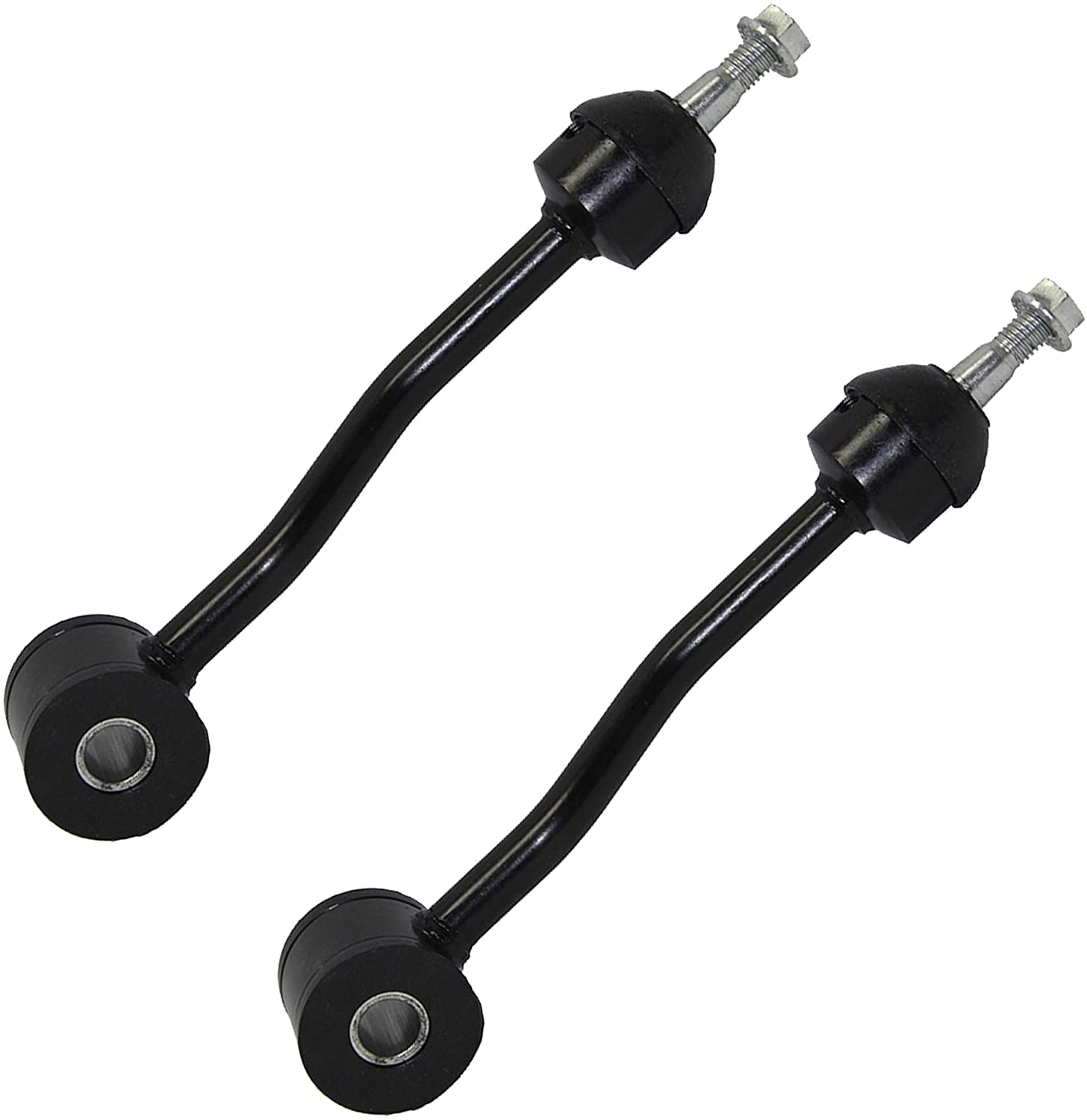 Detroit Axle - Both (2) Brand New Front Stabilizer Sway Bar End Link - Driver and Passenger Side for 1997 1998 1999 2000 2001 2002 2003 2004 2005 2006 Jeep Wrangler