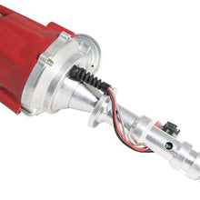 Top Street Performance JM7709R Pro Series Ready-To-Run Distributor with Red Cap