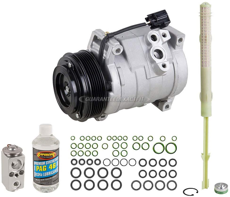 AC Compressor & A/C Repair Kit For Chevy Traverse GMC Acadia Buick Enclave Saturn Outlook 2007 2008 2009 2010 2011 2012 - BuyAutoParts 60-80464RK NEW