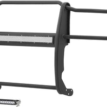 ARIES 2170028 Pro Series Black Steel Grille Guard with Light Bar, Select Dodge, Ram 1500