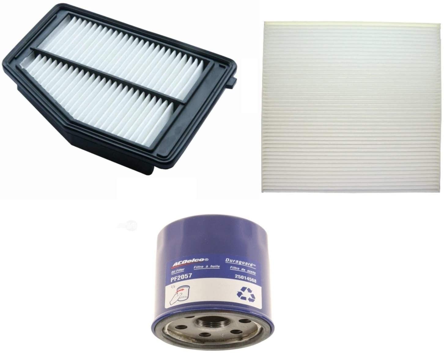 Engine Oil Air Paper Cabin Filter Service Kit For Acura ILX Honda Civic
