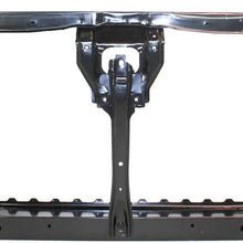 Radiator Support Assembly Compatible with 1995-1999 Nissan Maxima Black Steel