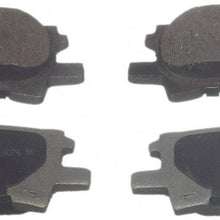 Wagner ThermoQuiet PD996 Ceramic Disc Pad Set With Installation Hardware, Rear