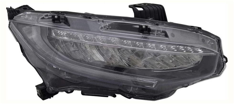 For Honda Civic Sedan Headlight 2016 2017 2018 Passenger Side LED For HO2503176 | 33100-TBA-A11