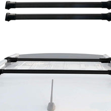 OMAC Roof Rack Cross Bars Luggage Carrier 2 Pcs Fits Nissan Quest 2011-2017 | Aluminum Black Cargo Carrier Rooftop Luggage Crossbars