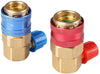 IROCH R134A Adapter,Air Conditioning Manifold Freon,R134A Quick Connectors,R134a System Port QC15 AC Quick Connector Adapter HVAC Coupler Car Auto Air-Conditioning