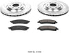 Power Stop K1449 Front Brake Kit with Drilled/Slotted Brake Rotors and Z23 Evolution Ceramic Brake Pads