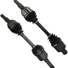 Detroit Axle - Remanufactured Pair Front CV Drive Axles for - 2005-2006 Chevrolet Equinox - [2006 Pontiac Torrent] V6 Models Only