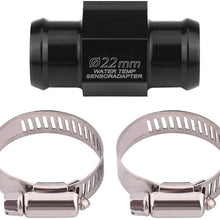 Qiilu Universal 18mm Water Temp Adapter Motorcycle Joint Pipe Sensor Gauge Radiator Water Temperature Joint Pipe Adapter (18mm)