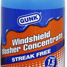 Gunk M506-24PK Concentrated Windshield Washer Solvent with Ammonia - 6 oz, (Case of 24)